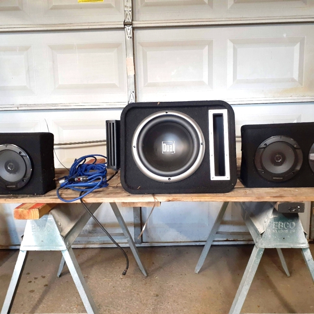 Speakers and amp